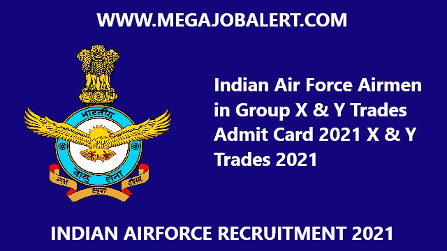 Indian Air Force XY Group New Exam Date