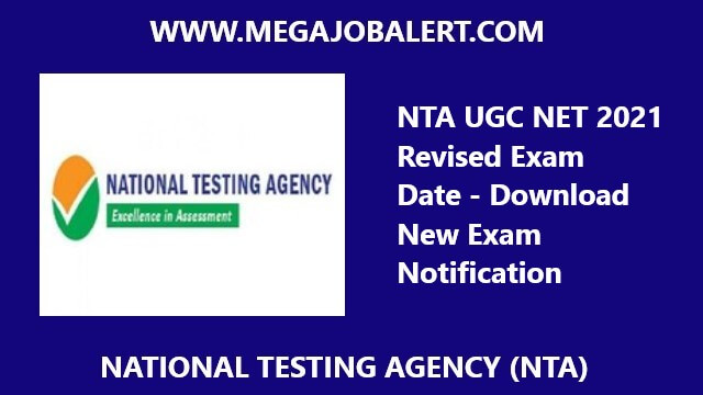 NTA UGC NET 2021 Revised Exam Date