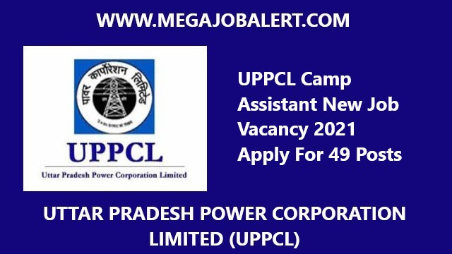 UPPCL Camp Assistant New Job Vacancy 2021