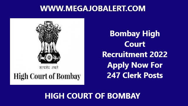 Bombay High Court Recruitment 2022