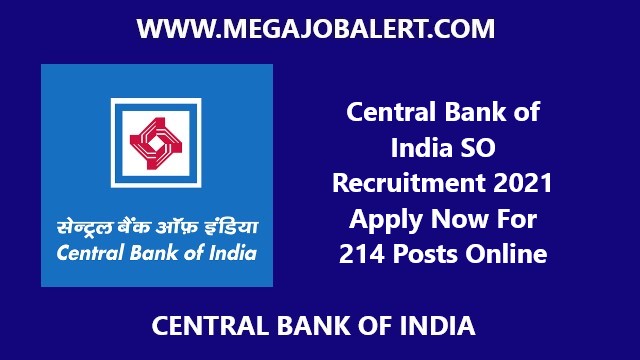 Central Bank of India SO Admit Card 2022 Out – Direct Download Link Here