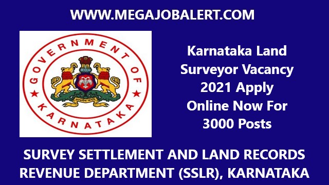 Karnataka Land Surveyor Vacancy 2021