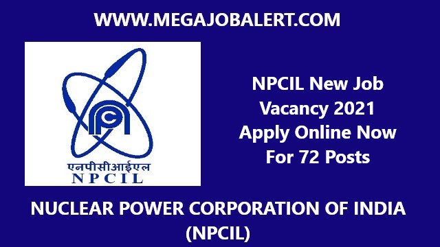 NPCIL New Job Vacancy 2021